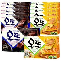 오리온 오뜨치즈144g 6개+오뜨쇼콜라150g 6개, 1박스