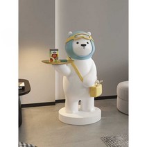 비행곰돌이 사이드 테이블 거실 침실 테이블 간이, 멋진 곰