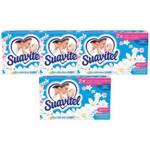 수아비텔 세탁 건조기시트 필드 플라워 40Ct Suavitel Laundry Dryer Sheets Field Flowers Scent, 4팩