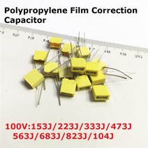 볼트키트 20PC 폴리 프로필렌 필름 커패시터 100V 153J100 223J100 333J100 473J100 563J100 683J100 823J100 104J100 22/33, 06 100V 683J 68NF