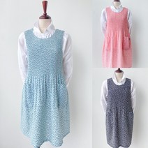 모던마마 여름주름앞치마 플리츠앞치마 빅사이즈, 피치, 1개