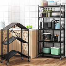 아홈디 3초 폴딩선반 접이식 선반 원터치 폴딩선반 철제선반 이동식 수납 진열대(SB-01A), 화이트(SB-01A), 3단