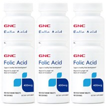 지앤씨 엽산 400mg 100정 x6, 6개