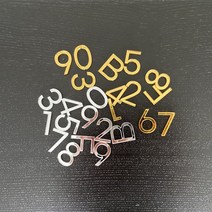 금경 은경 아크릴 스카시 도어사인 입체문자, 2, 02) 5cm, 01) 금경