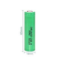 호환제품 INR18650 25R 1865 2500Mah 3.7V Batterij Lithium Oplaadbare Hoge Stroom Ontlading 20A 파워, 01 3.7 볼트_07 10 PCS battery