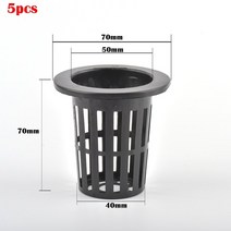 종자 스타터 검은 수경 바구니 스폰지 정원 야채 흙이없는 심기 스폰지 보육 냄비 거품, f