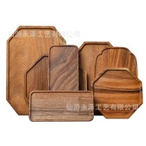 COSYEVNO 식판 식판 다기 보관 수납이 편하고, 아카시아 나무 평판 30*12