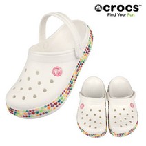 에스키즈 크록스 크록밴드 젬 밴드 클로그 K (207605_100WHITE)