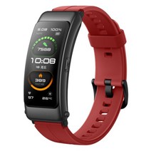스마트 워치 손목 밴드 화웨이-Talkband 6 분리형 블루투스 이어폰 화웨이 B6 스포츠 피트니스 모니터링 팔찌, 코럴 레드
