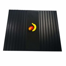 U/R 대나무 TV 트레이 소파 테이블 소파 암 트레이 - 소파용 작은 TV 사이드 테이블 - 이상적인 컵 홀더 음료 코스터 및 원격 캐디 - 블랙 색상