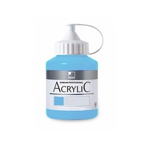 신한 전문가용 아크릴컬러 낱개 250ml - 535 퍼머넌트 라이트 블루 Permanent Light Blue