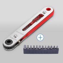 BROPPE 초박형 경량 미니 라쳇 렌치 세트 일자 B타입, 1개