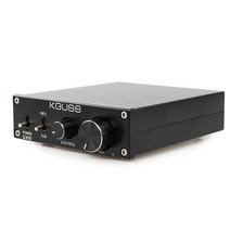 KGUSS-G300 HIFI 클래스 D 서브 우퍼 오디오 앰프 300W 베이스 고음 조정, 은