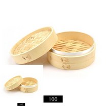 업소용 대나무 찜기 세트 100MM 야채찜기 대나무떡찜기, 1개