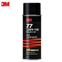 그래픽아트 3M 도배 스프레이 강력 77 벽지 풀 155ml 3M 강력 순간 스프레이 형, 단품