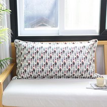 쇼파 침대 대형 등받이쿠션 등쿠션 솜포함 30종, 패턴피쉬(솜포함), 블랙