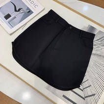 하이 웨스트 다목적 2022 새로운 솔리드 컬러 스트레이트 심플 캐주얼 슬리밍 여성 의류 I #13