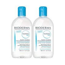 Bioderma - Hydrabio H2O 미셀라 워터 - 페이스 클렌저 및 메이크업 리무버 - 건조하고 민감한 피부, 16.7 Fl Oz (Pack of 2)