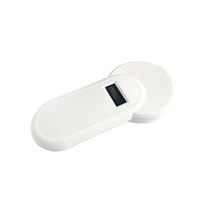 반려동물칩 범용 USB 디지털 애완 동물 칩 스캐너 마이크로 ID 리더 고양이 개를 위한 핸드 헬드 식별 일, 01 WHITE