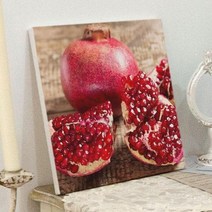 캔버스천데코사각액자30×30_풍수풍요의석류_홈갤러리액자, 2.풍요