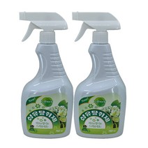 산도깨비 섬유탈취제 750ml 그린허브향 2개