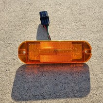 화물차 LED 24V 화살표 표시등 프리볼트 화물차 옆면등 사이드램프 차폭등 방향지시등 반사기, 선택2.화살표황색옆면등(커넥터타입)