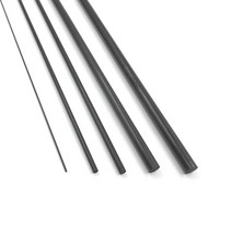카본파이프 호환 견고한 탄소 섬유 보강 막대 고강도 경량 DIY RC 비행기용 1mm 0.5 미터 20 개, 01 1.0MM 0.5m 20PCS