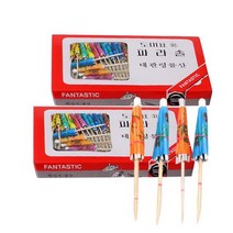 다인네 파라솔 이쑤시개 40개입 우산요지 과일꽂이, 2갑(약80개)