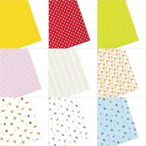 청양토이 펠트지 무늬펠트 낱장 비접착 28색상 30x45cm, 669-꽃(크림)