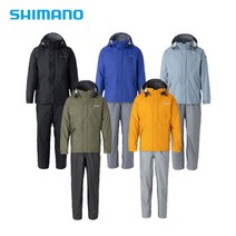 시마노 레인슈트 RA-027Q 낚시복 낚시우의, 라이트카키2XL