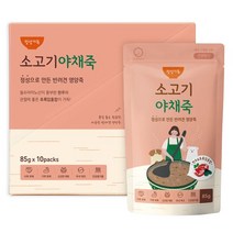 정성가득 소고기 야채죽 85g x 10개 강아지간식, 없음, 상세설명 참조