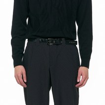 브이트웰브 v12 MENS CALF SKIN BELT_V11B6BT605_BK, BK_F