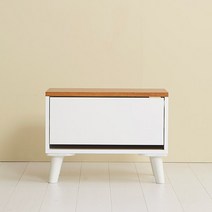 가구샘 1단 서랍 거실장 500 H8624, 화이트
