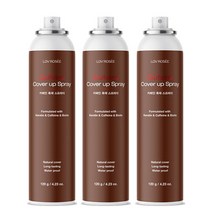 로브로제 카페인 흑채 스프레이 120g / 흑갈색 자연갈색, 3개