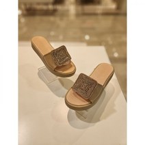 미소페여성 웨지 통굽 사각큐빅 슬리퍼 012323015 2color 3cm
