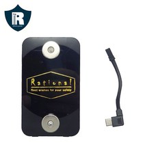 Ration 배달대행 오토바이거치대 자석충전패드(색상렌덤) 5핀 C타입 아이폰, 개, C타입(패드+젠더)