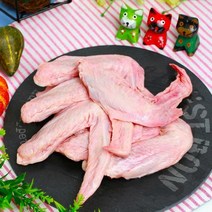 도꾸네 애견간식 수제간식 재료 오리날개 1kg 생육 생고기(간식재료), 단품