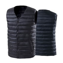 티뷰크 TBB-7801(블랙) 경량 패딩 조끼 작업복 정전기 차단 근무복, 100