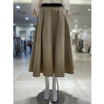 올리브데올리브 YW4AS807 레터링 밴딩 플레어 스커트