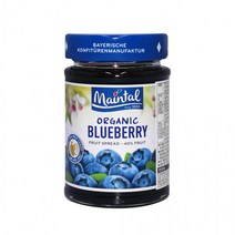 맛있는 대용량 식품 식자재 마인탈 유기농 사과즙으로 만든 블루베리잼 200g SIK