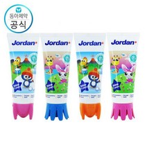 조르단 어린이 치약 스텝 1단계 딸기향 (색상랜덤) X 5개, 기타