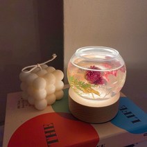 [천삼백케이] [에이글로우] 플라워젤 LED 나무 조명 무드등, 단품