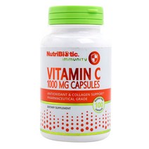 뉴트리바이오틱 비타민 C 1000mg 캡슐 글루텐 프리, 100개입, 1개, 100정