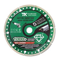멀티컷터날 다이아몬드톱날 5인치 외경125MM 목재 석재 철재 플라스틱 폴리카보네이트 세라믹 타일 모든 절단날, MT DIA 5인치