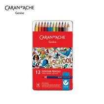 까렌다쉬 스쿨라인 수채색연필 M/B, 12색, 12색