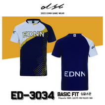 이든 배드민턴 남성용 여성용 티셔츠 ED-3034