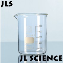 (JLS) 듀란비이커 5ml ~ 1L (비커 유리비커 유리비이커 Duran Beaker 강화유리비이커 파이렉스비이커), 400ml