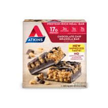 앳킨스 프로틴 밀 바 초콜릿 칩 그래놀라 5개입, 1개, 240g