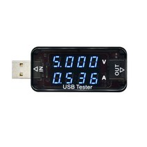 측정공구 QC3.0 USB 테스터 디지털 전압계 전류계 스마트 트리거 측정기 감지기 모니터 자동차 모바일 파, 03 4-Digit USB Tester