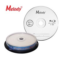 [멜로디]공블루레이 6배속 25GB BD-R 10P CAKE